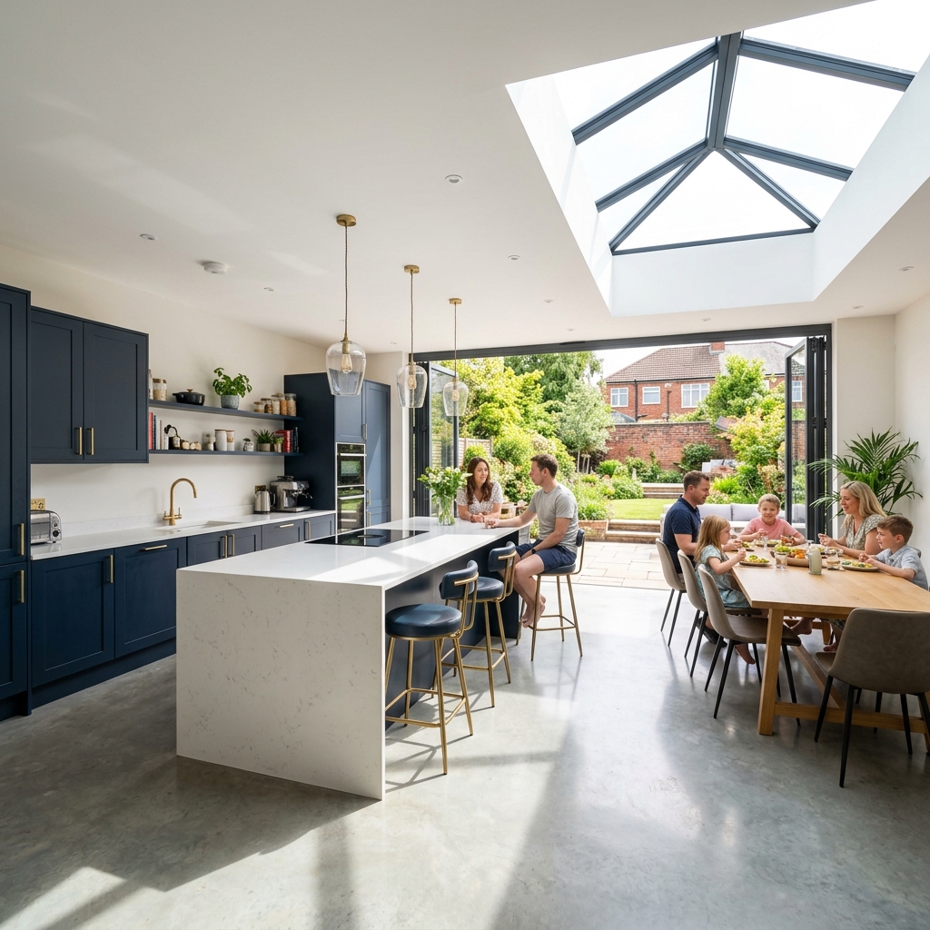 Kitchen Extension Birmingham 2026: Ideas, Costs & Open-Plan Design Guide